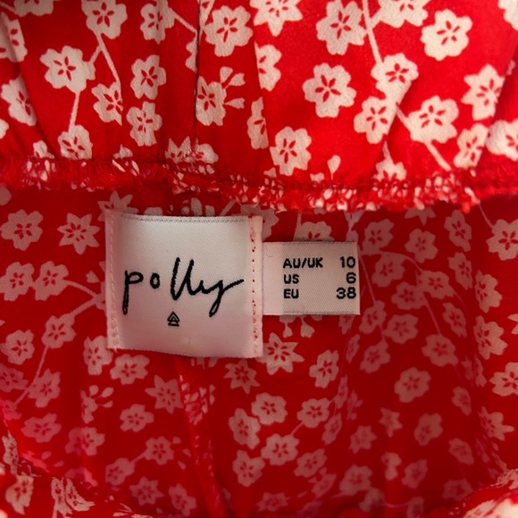 Princess Polly Red Strapless Romper - Picture 4 of 6